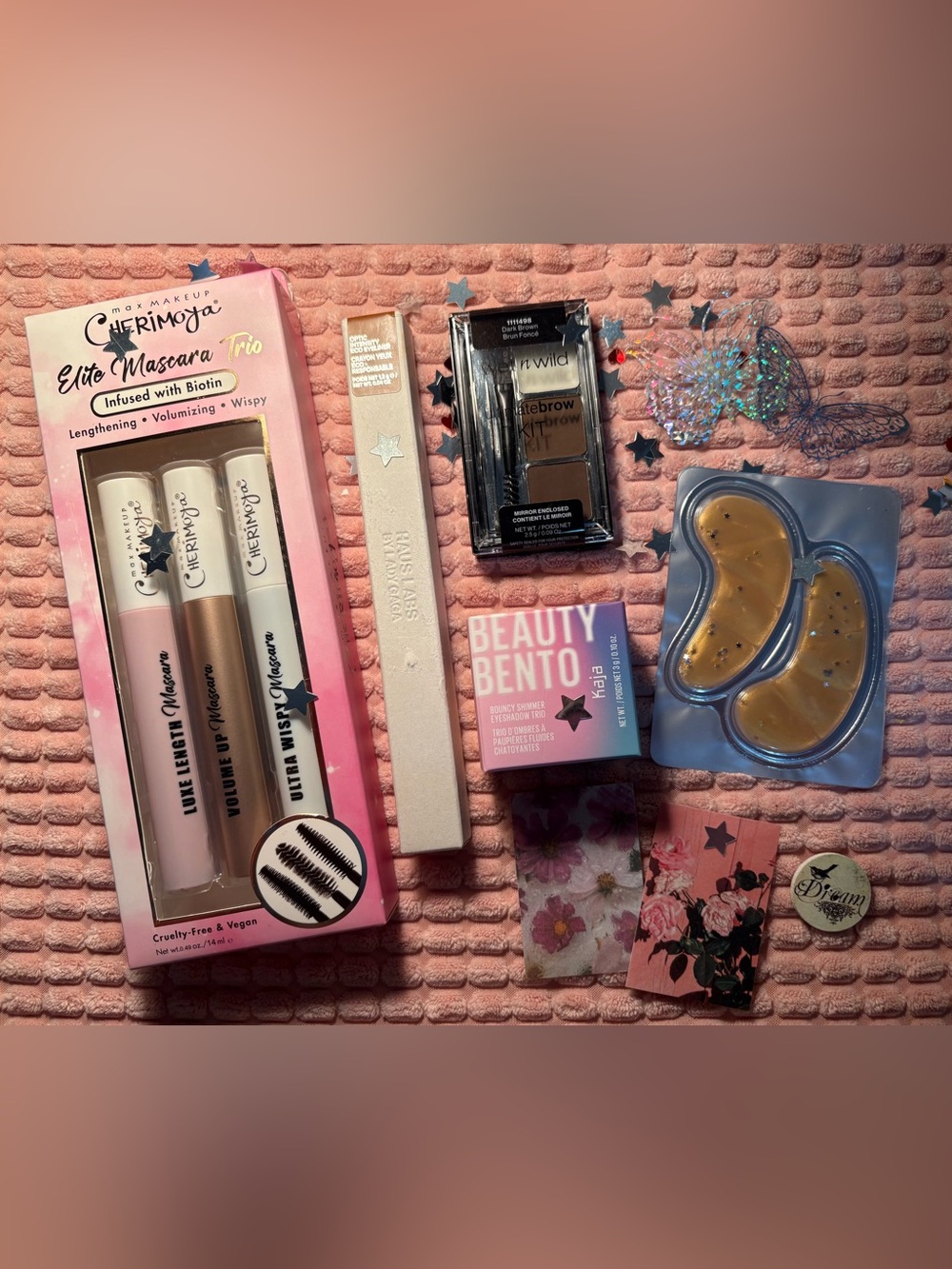 Kaja Beauty Bento Eyeshadow • Cherimoya Mascara Trio • Haus Lars by Lady Gaga+